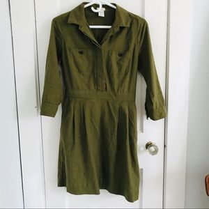 J.crew ruthie shirt dress in green